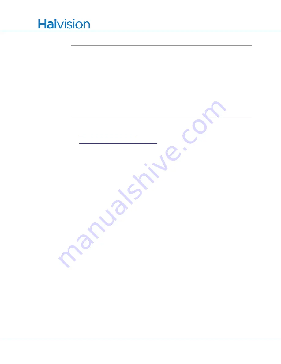 Haivision S/B-292E-DVI User Manual Download Page 344