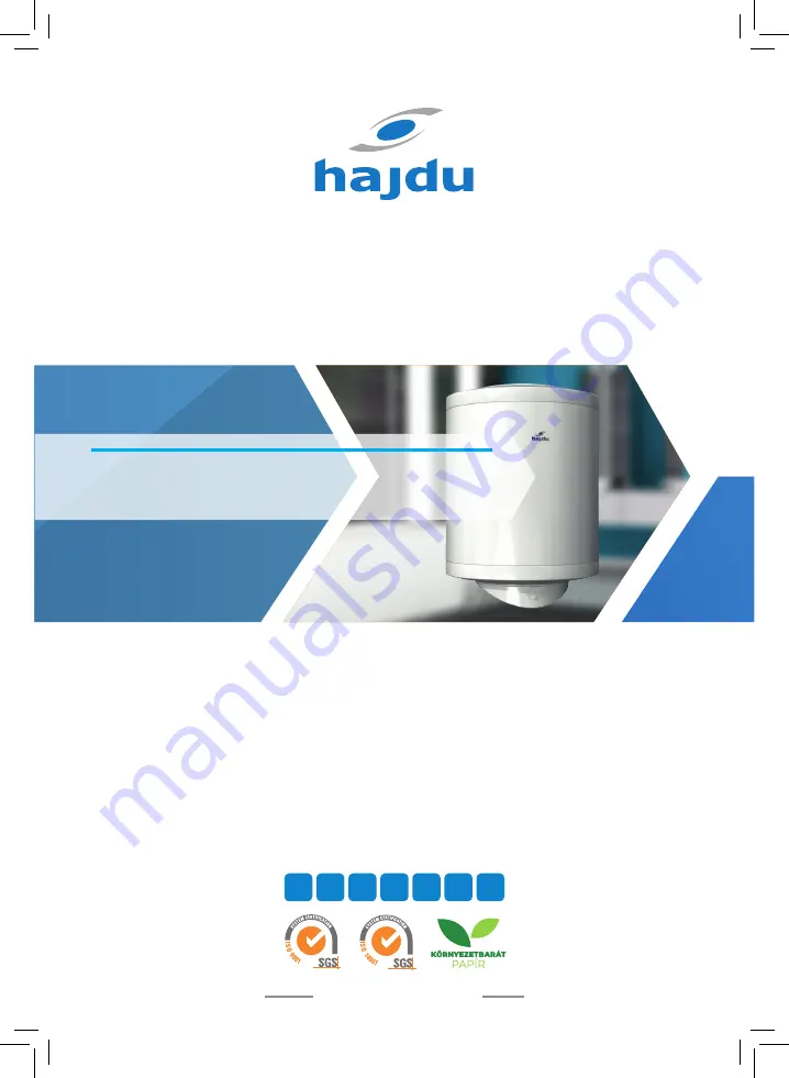 hajdu Z100ErP Installation And Owner'S Manual Download Page 1