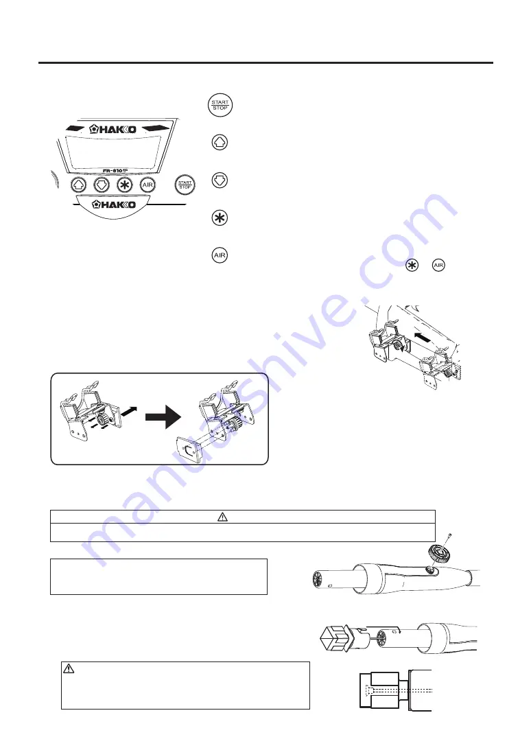 Hakko Electronics FR810-05 Instruction Manual Download Page 4