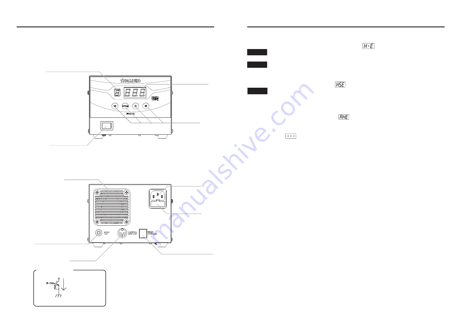 Hakko Electronics FU-601 Instruction Manual Download Page 21