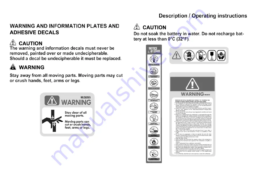 Haklift HAVA1500ELEC Operating Manual Download Page 8