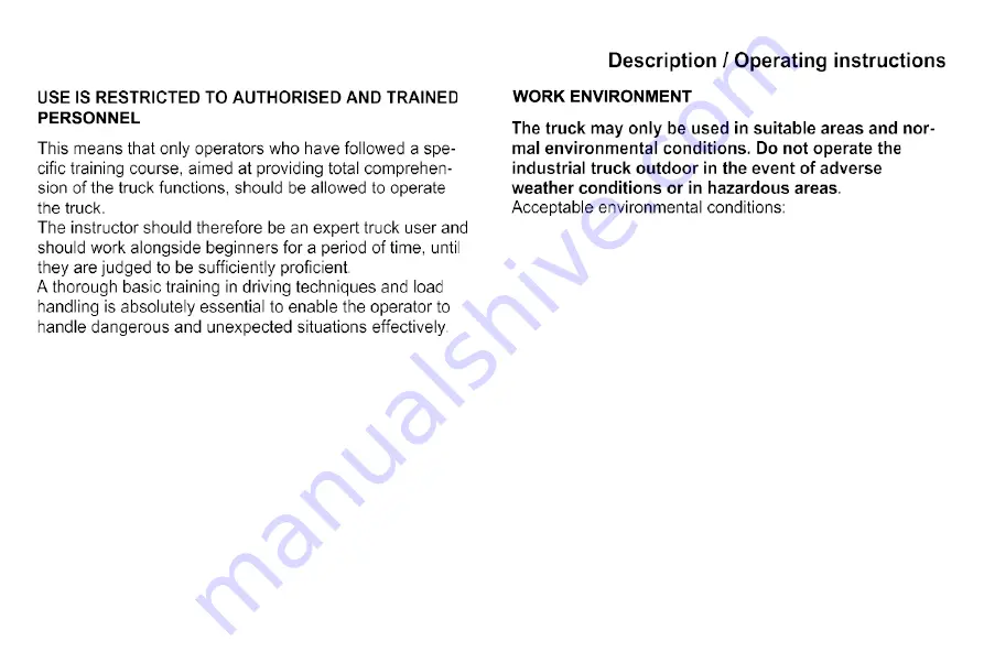 Haklift HAVA1500ELEC Operating Manual Download Page 26