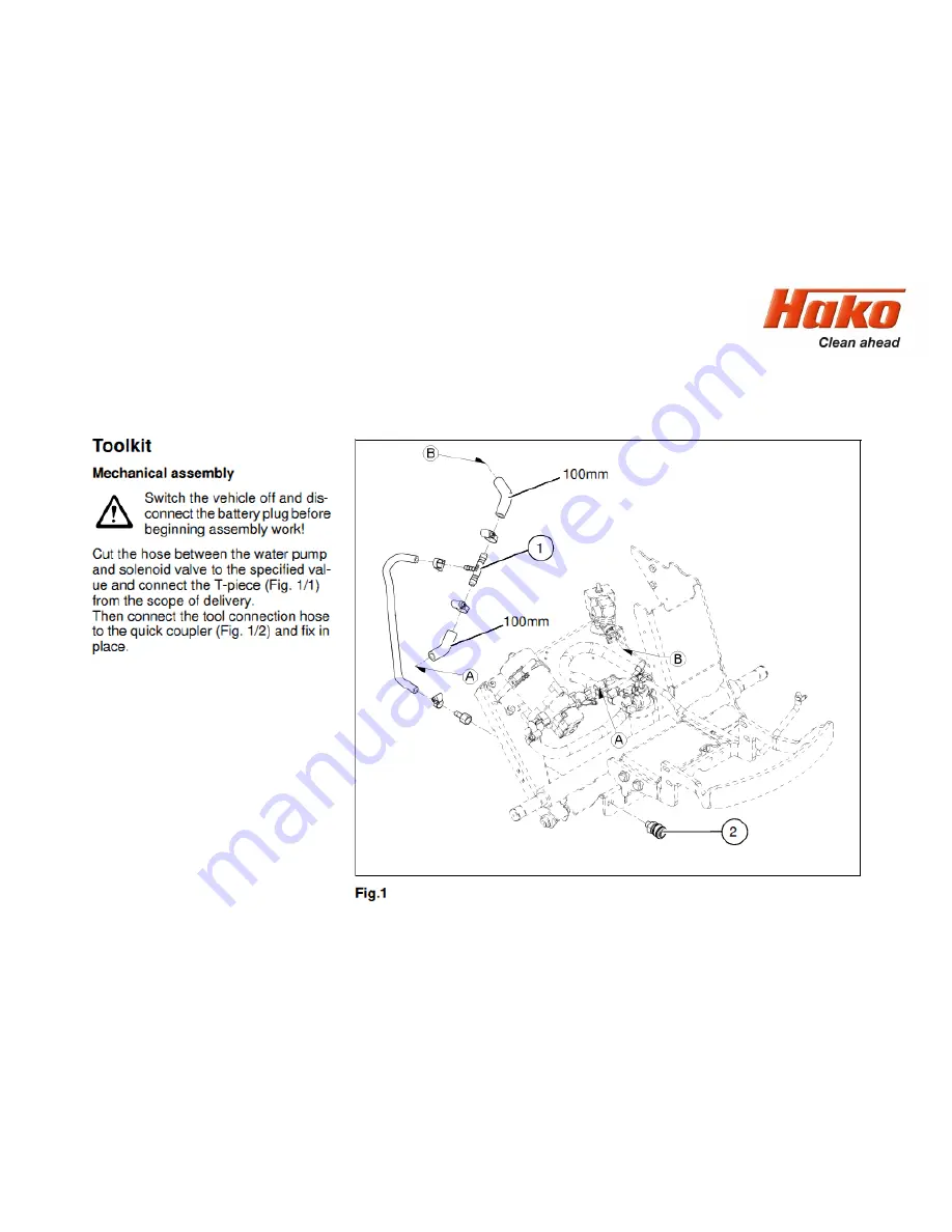 HAKO Scrubmaster B 115 R Service Booklet Download Page 124