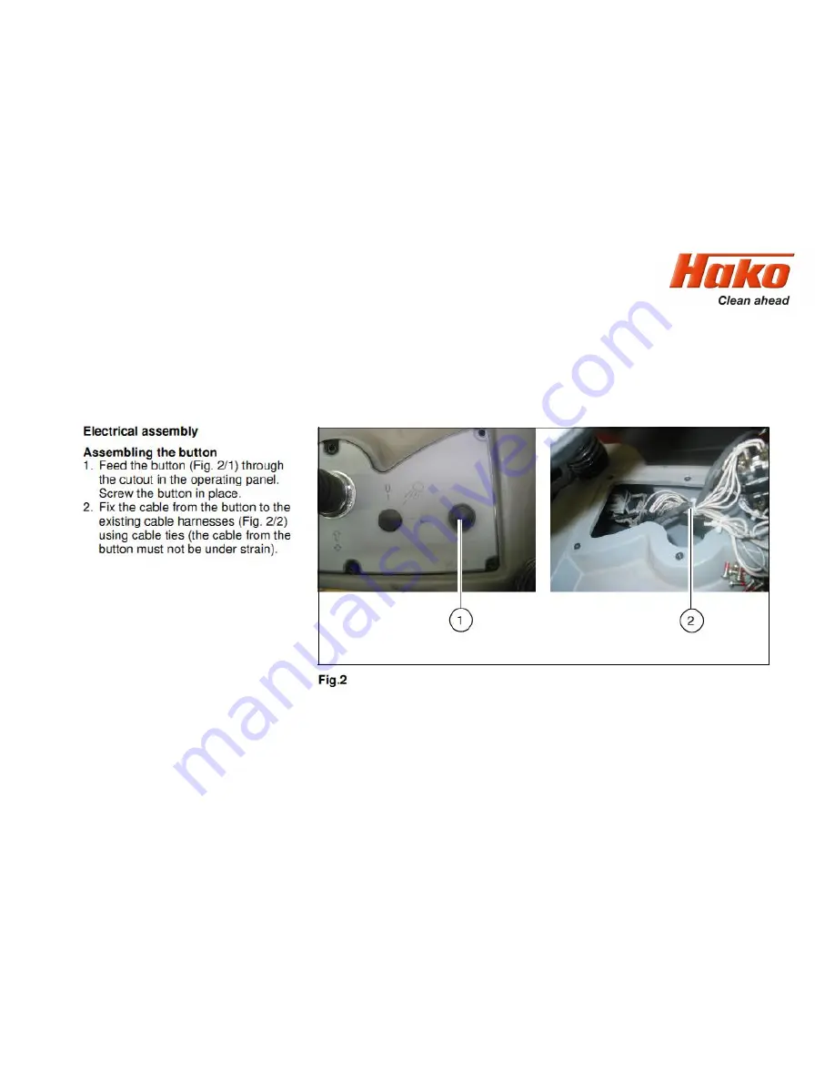 HAKO Scrubmaster B 115 R Service Booklet Download Page 125