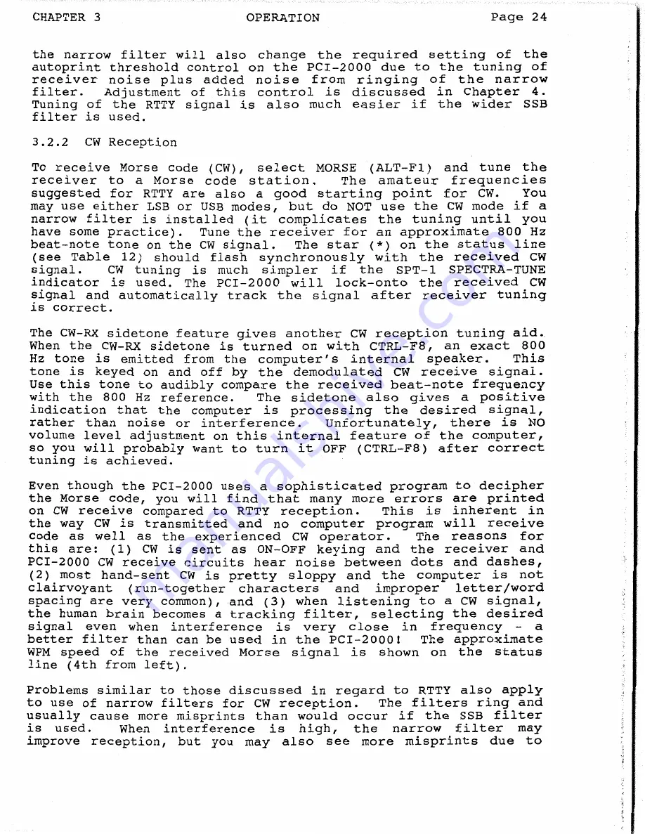 Hal Communications PCI-2000 Manual Download Page 28