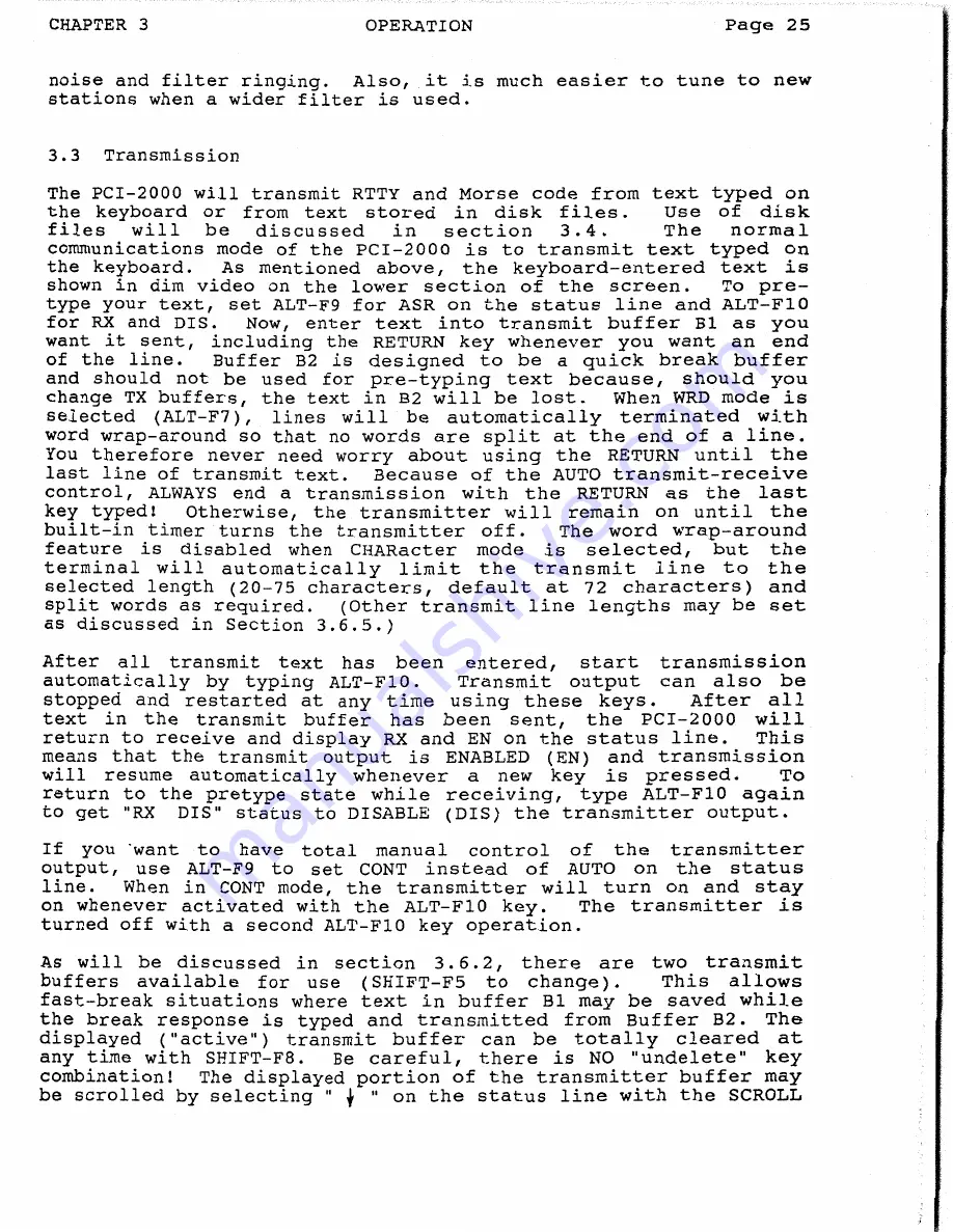 Hal Communications PCI-2000 Manual Download Page 29