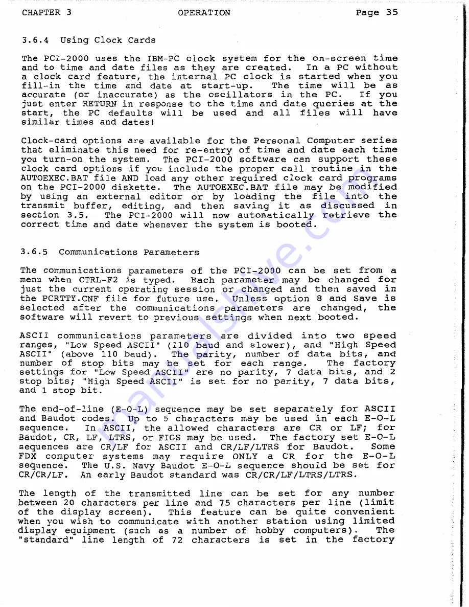 Hal Communications PCI-2000 Manual Download Page 39