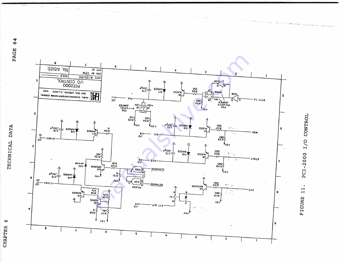 Hal Communications PCI-2000 Скачать руководство пользователя страница 68