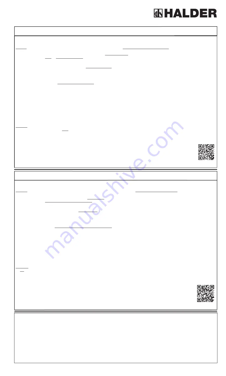 HALDER EH 22353 Instruction Manual Download Page 1