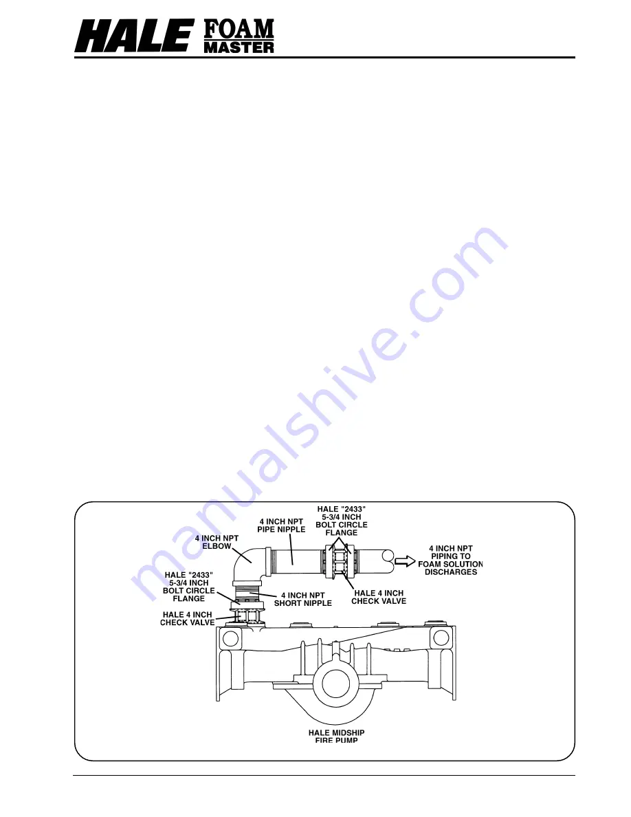 HALE FOAM MASTER 3.3 Description, Installation And Operation Manual Download Page 40