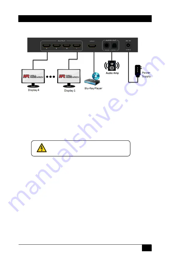 Hall Research Technologies SP-HD-4B User Manual Download Page 5