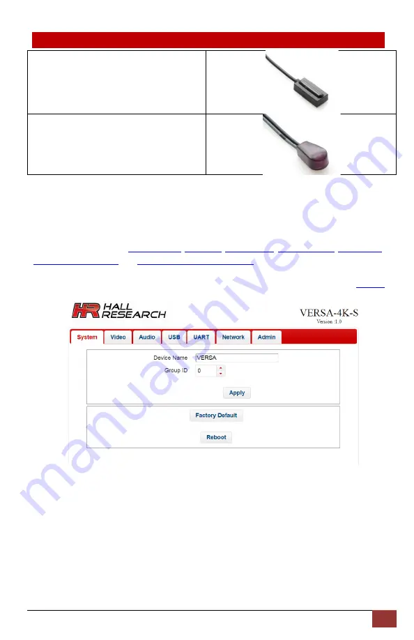 Hall Research Technologies VERSA-4K Series User Manual Download Page 11