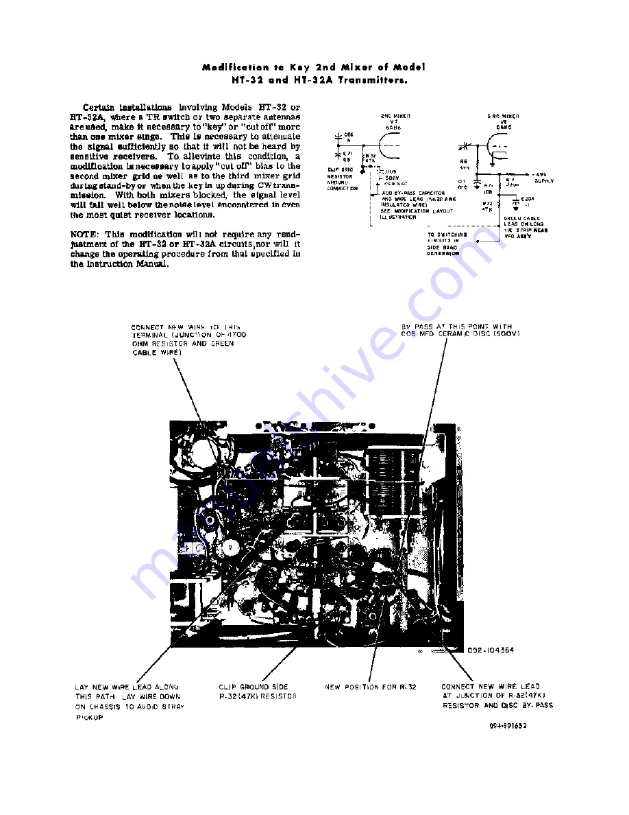 Hallicrafters HT-32 Mark I Operating And Service Instructions Download Page 25