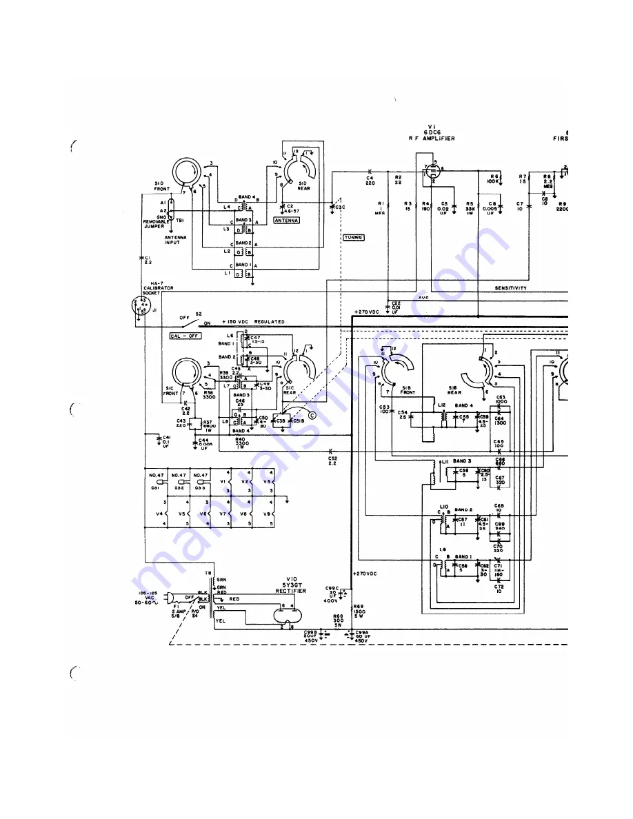 Hallicrafters SX-122 Operating And Service Instructions Download Page 24