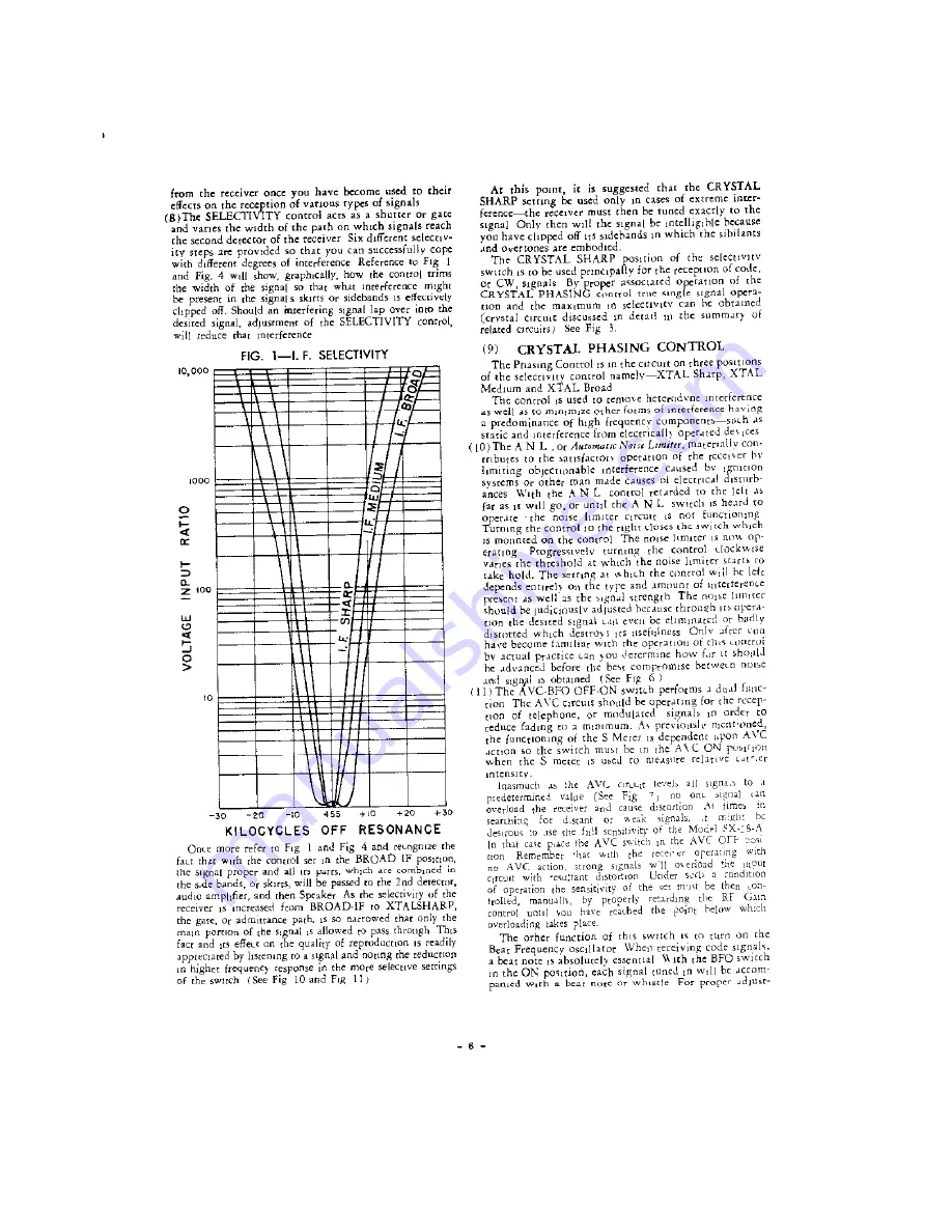 Hallicrafters SX-28-A Instruction Book Download Page 6