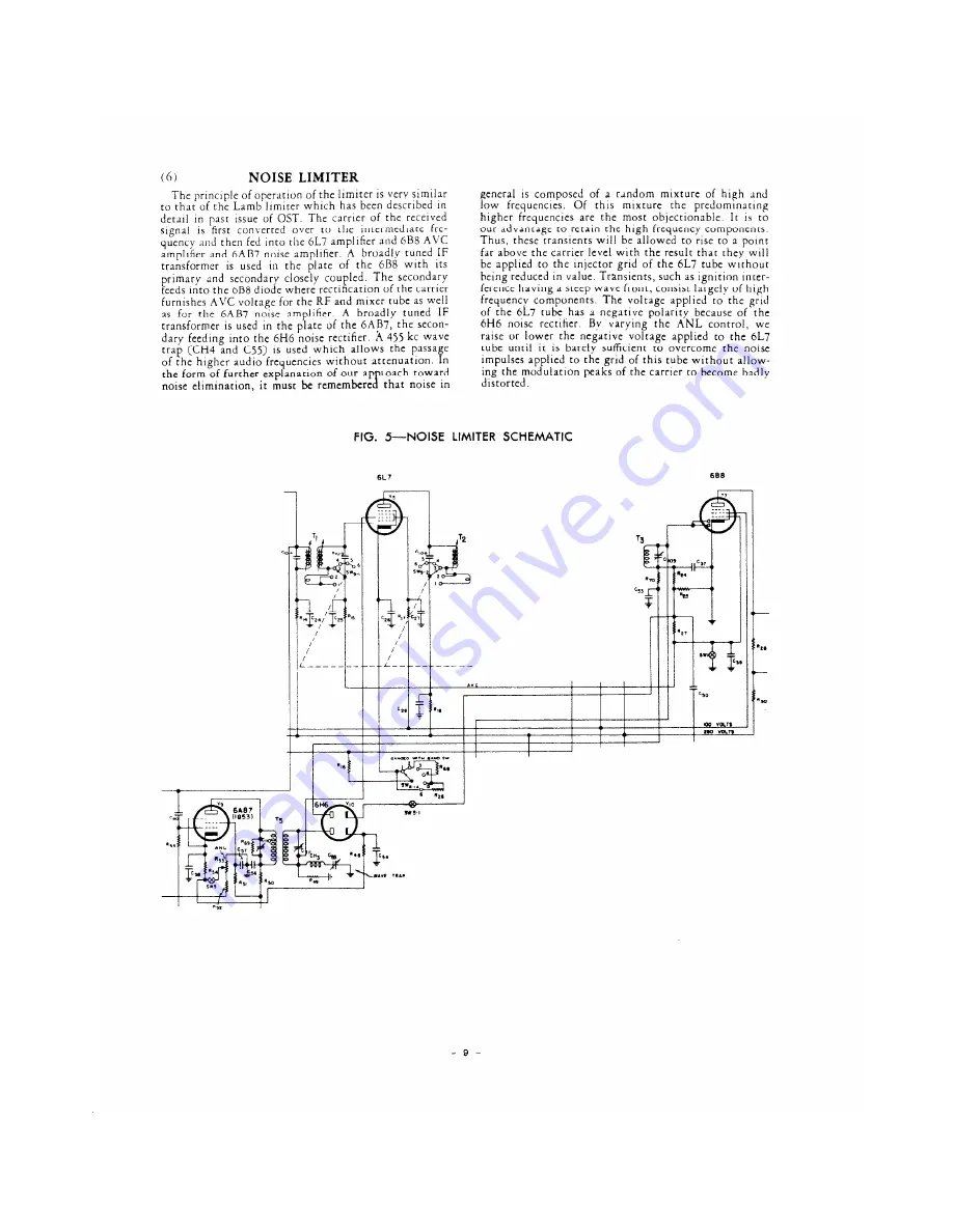 Hallicrafters SX-28-A Instruction Book Download Page 9