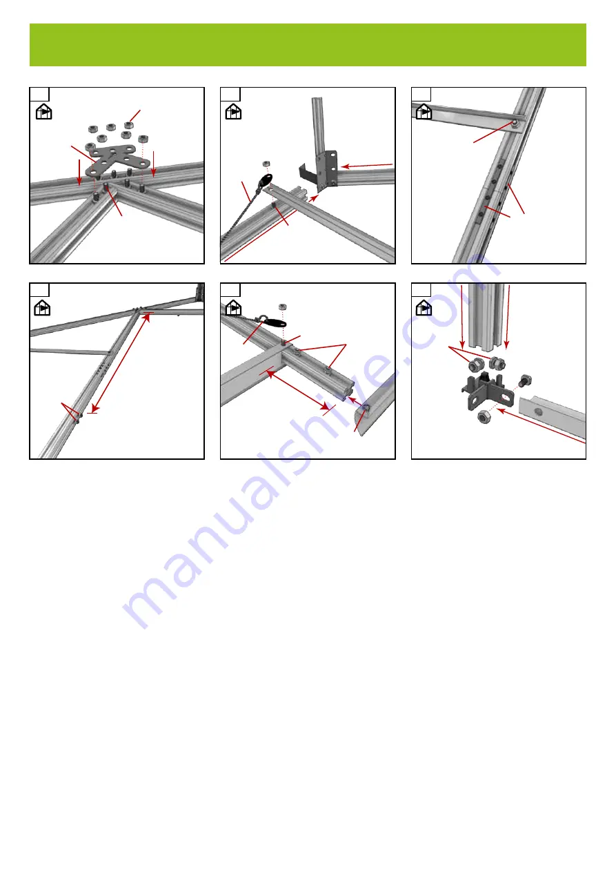 Halls Greenhouses F09816 Assembly Instructions Manual Download Page 31