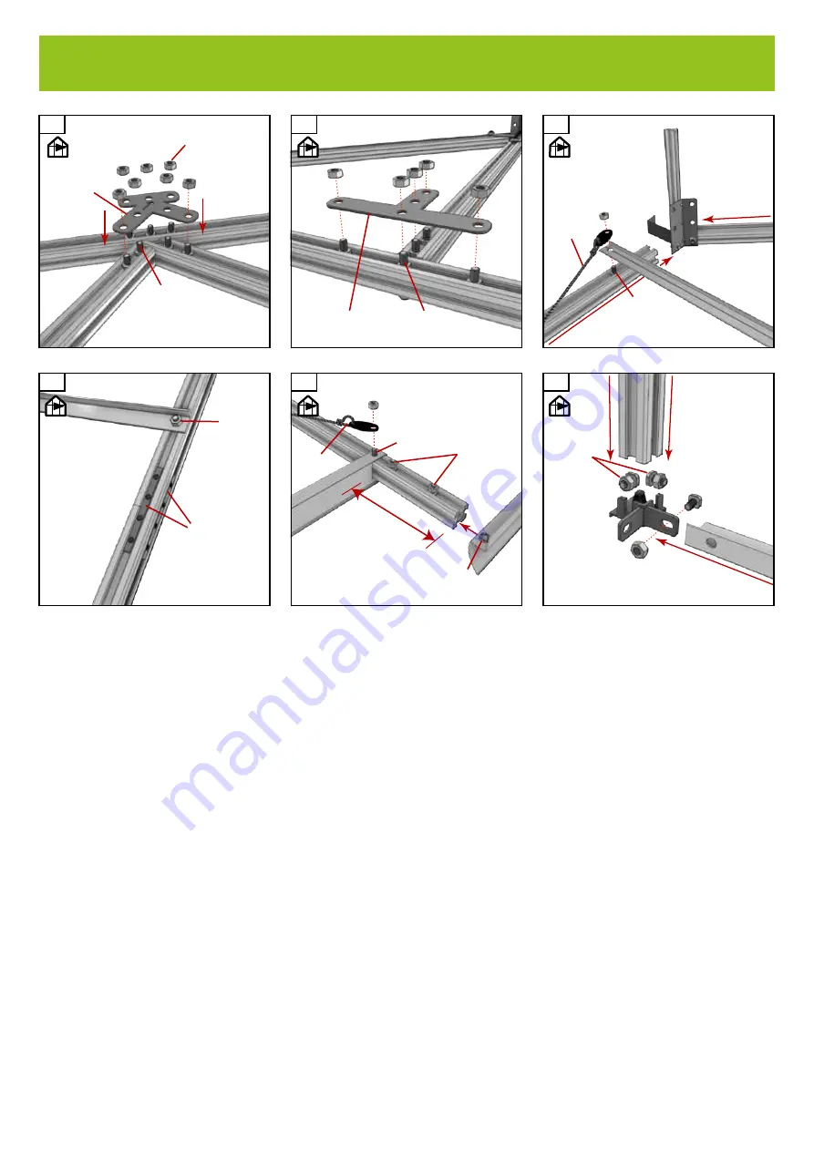 Halls Greenhouses F09862 Assembly Instructions Manual Download Page 35