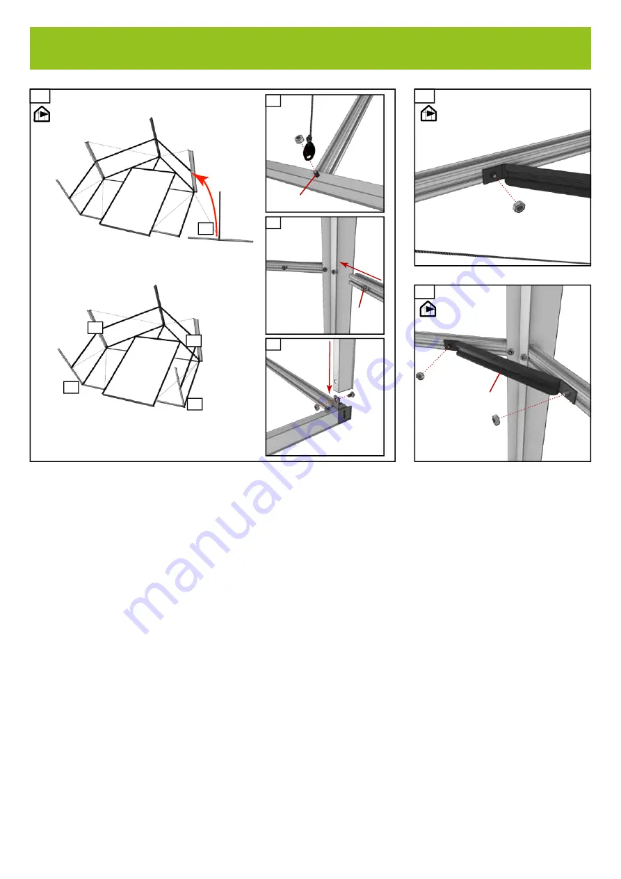 Halls Greenhouses F09862 Assembly Instructions Manual Download Page 37