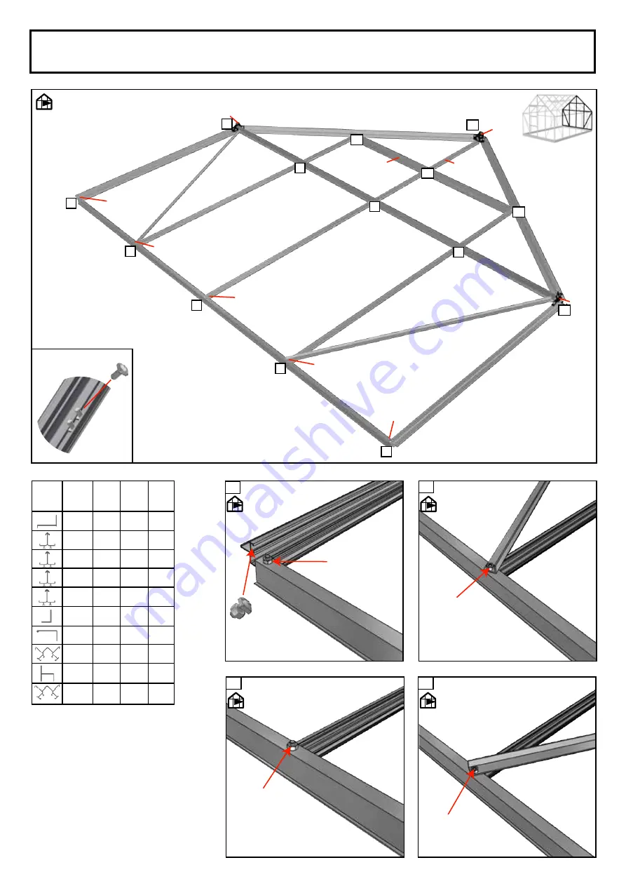 Halls Greenhouses Universal 128 DD Manual Download Page 16