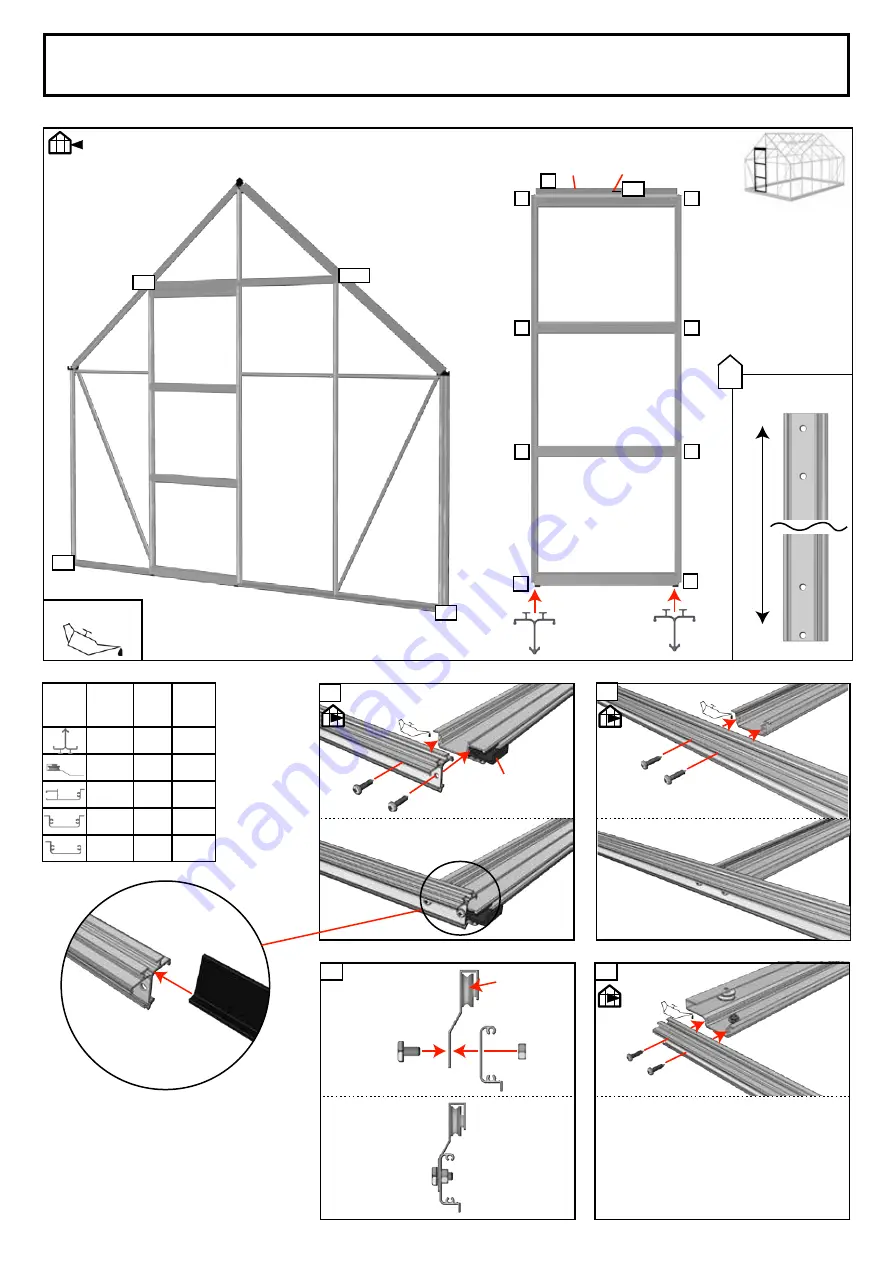 Halls Greenhouses Universal 128 DD Manual Download Page 26