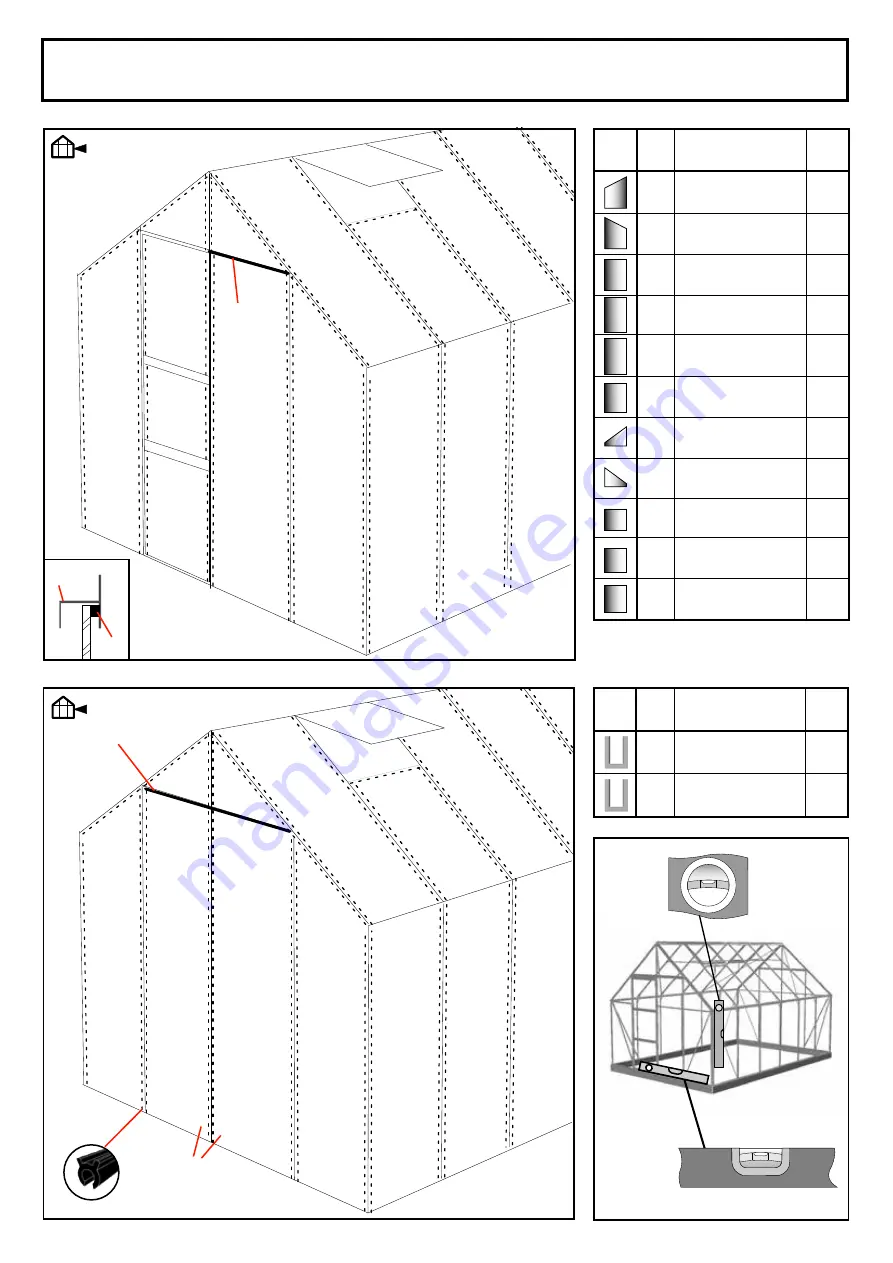 Halls Greenhouses Universal 128 DD Manual Download Page 34