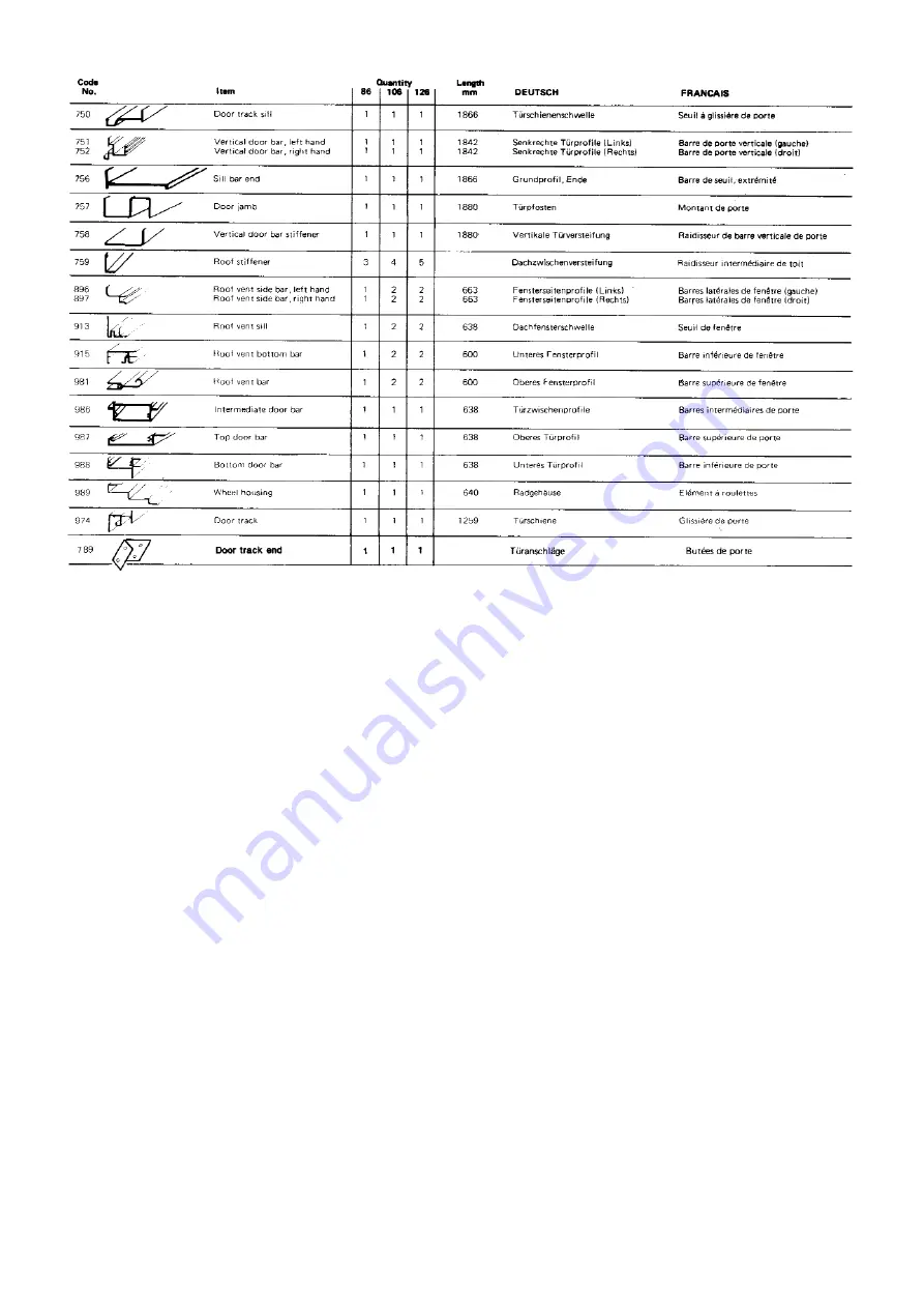 Halls SILVERLINE 106 LEAN TO Manual Download Page 4