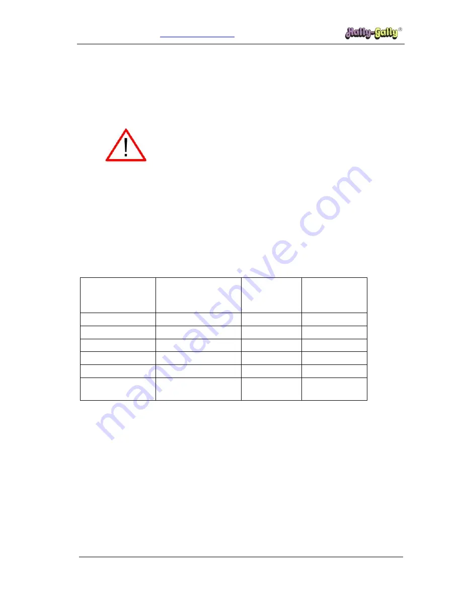 Hally-Gally 20.01.080 Assembly Instructions Manual Download Page 5