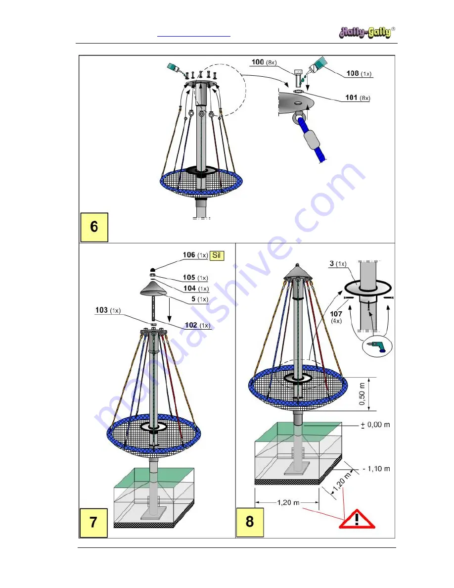 Hally-Gally 20.01.080 Assembly Instructions Manual Download Page 15