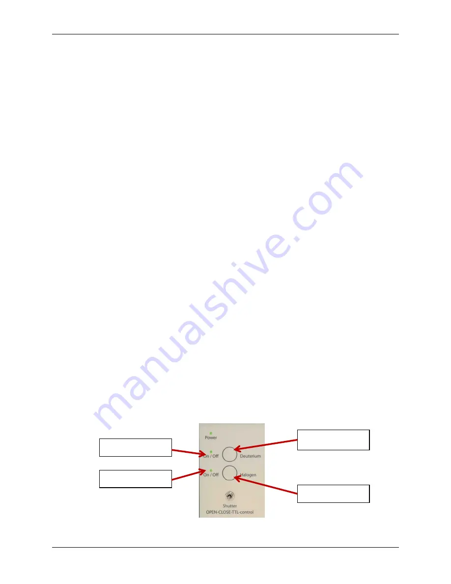 Halma Ocean Optics DH-3PLUS-CAL Installation And Operation Manual Download Page 20