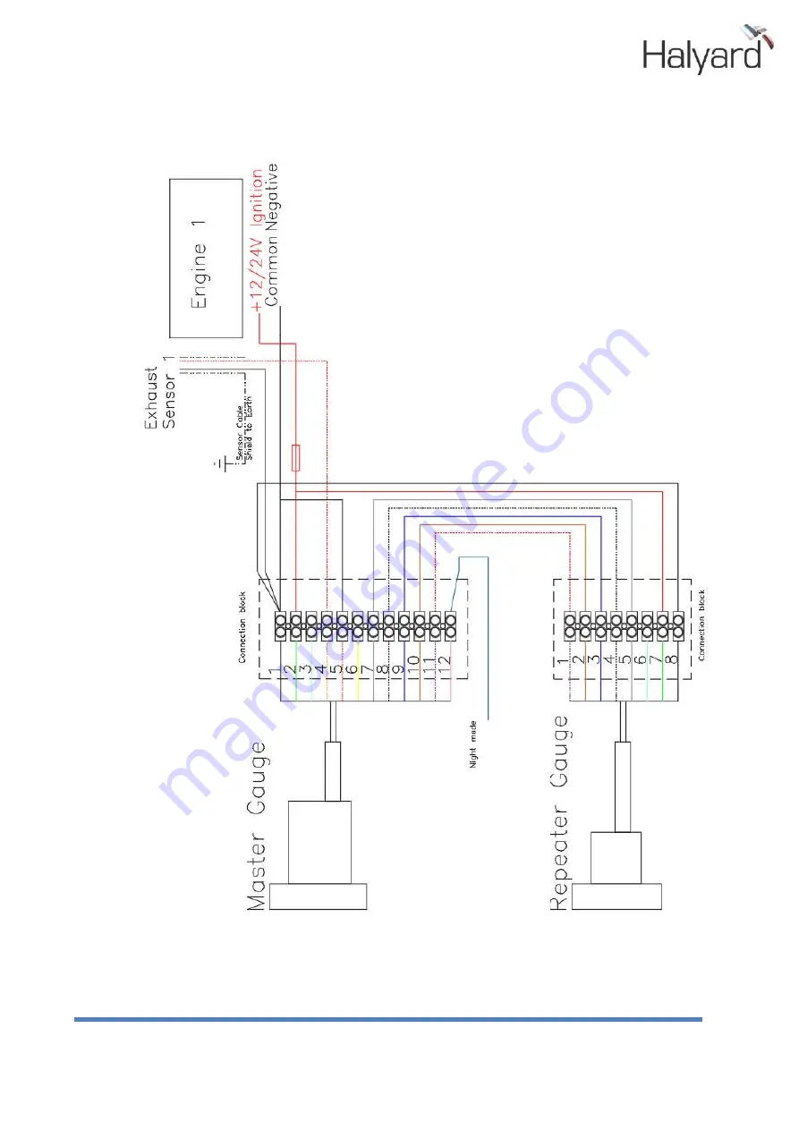 Halyard Exhaust Alert Mk3 Installation & Operating Instructions Manual Download Page 12