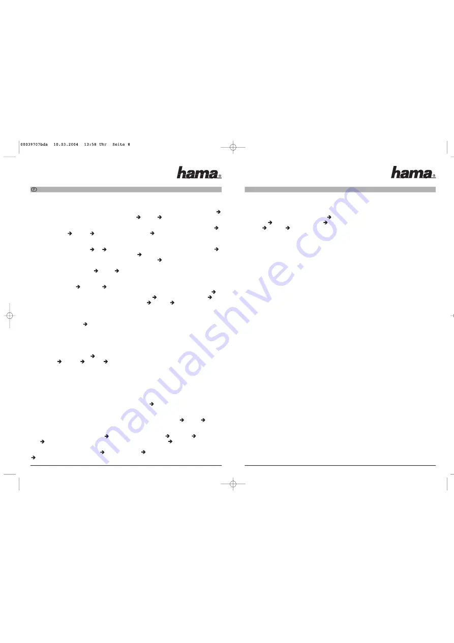 Hama 00039707 Operating	 Instruction Download Page 4