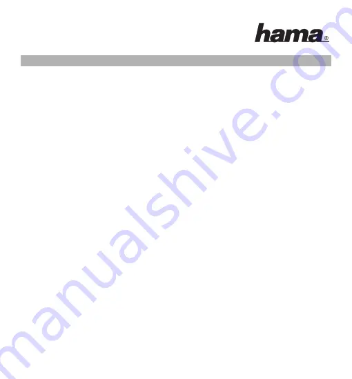 Hama 00039734 Manual Download Page 30