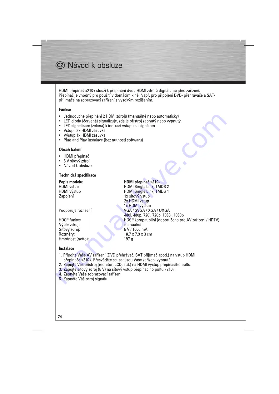 Hama 00042552 Manual Download Page 25