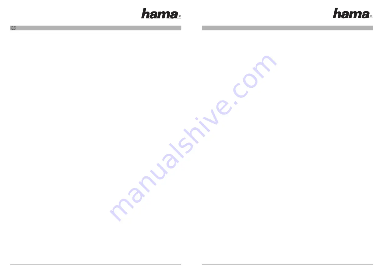 Hama 00049094 Quick Manual Download Page 2