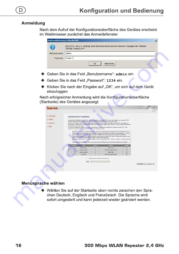 Hama 00053172 User Manual Download Page 16