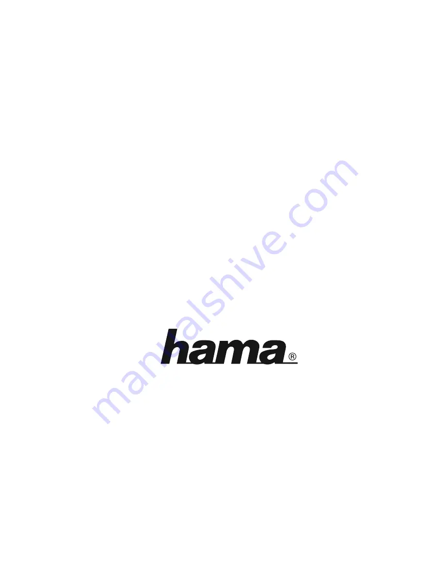 Hama 00053187 Operating Instructions Manual Download Page 14