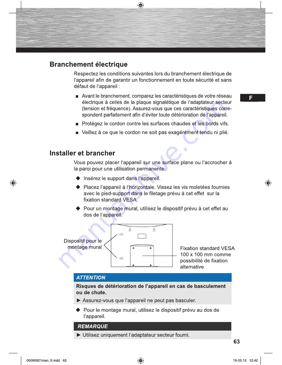 Hama 00090921-V2.5 Operating Instructions Manual Download Page 63