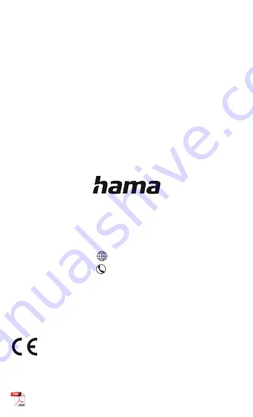 Hama 00184139 Скачать руководство пользователя страница 1