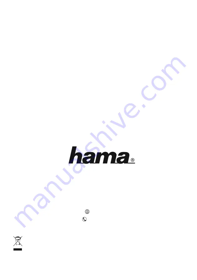 Hama 00186376 Operating Instructions Manual Download Page 19