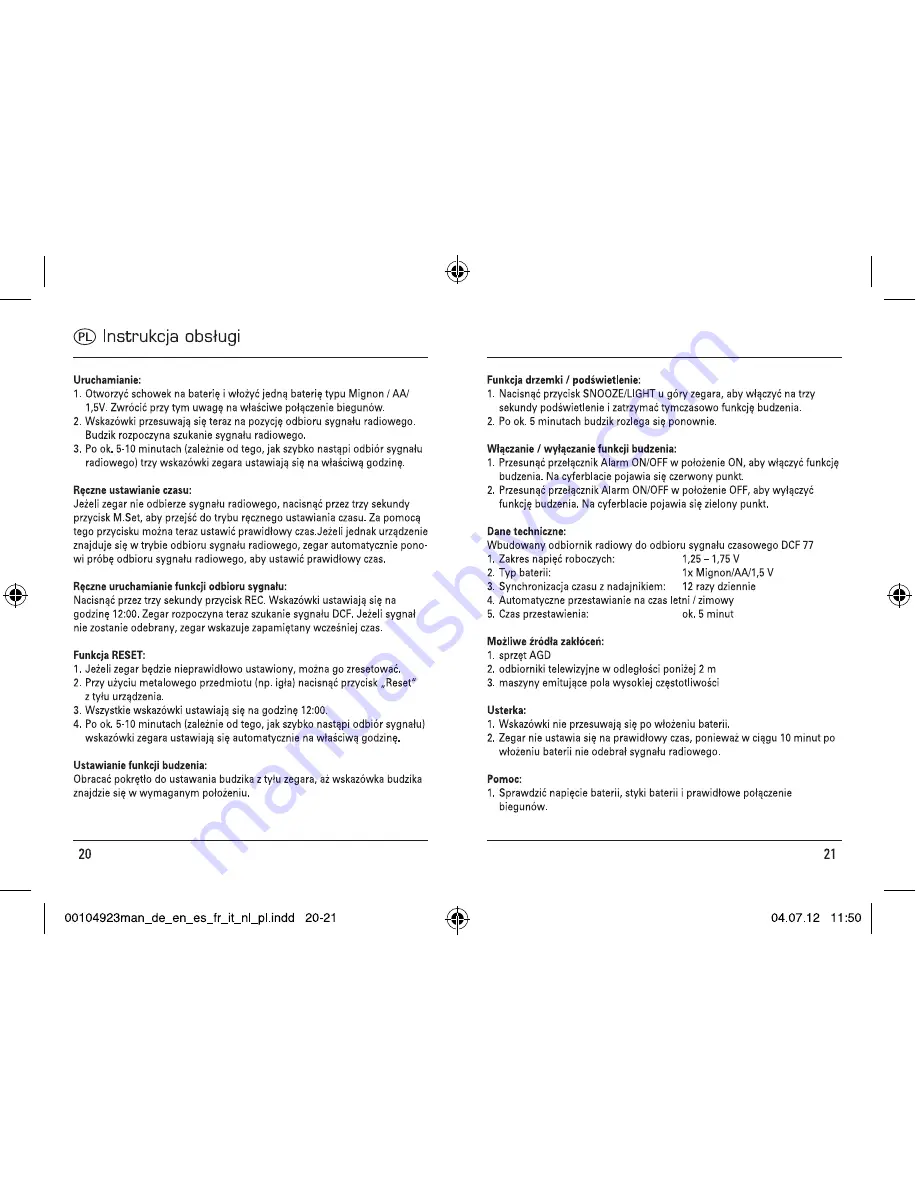 Hama 104923 Operating Instructions Manual Download Page 11