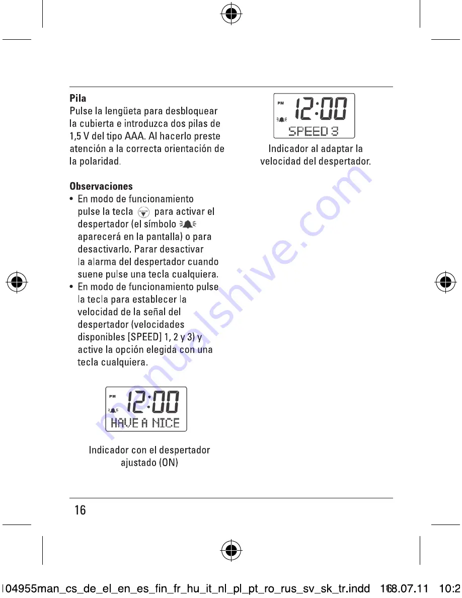 Hama 104955 Operating Instructions Manual Download Page 16