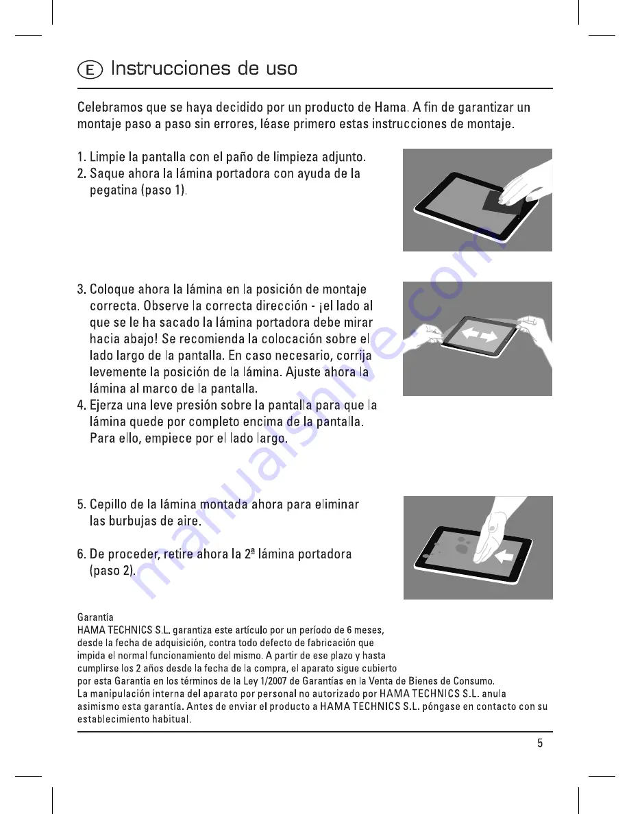 Hama 108310 Operating	 Instruction Download Page 5