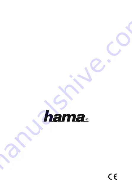 Hama 108347 Operating Instructions Manual Download Page 11