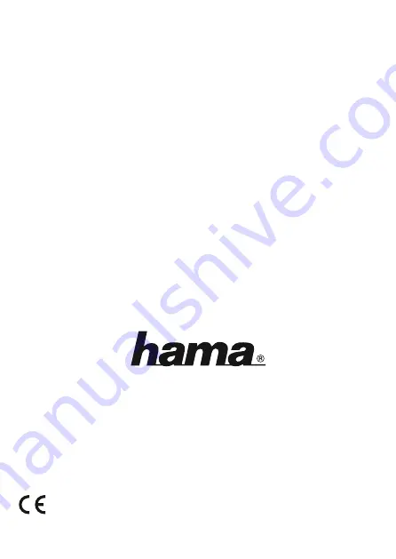 Hama 123395 Operating Instructions Manual Download Page 38