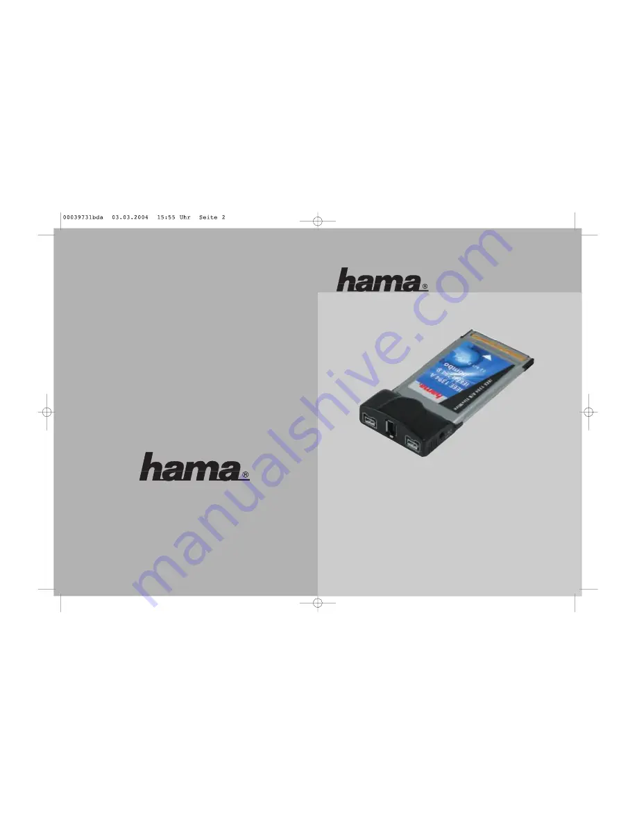 Hama 39731 Operating	 Instruction Download Page 1