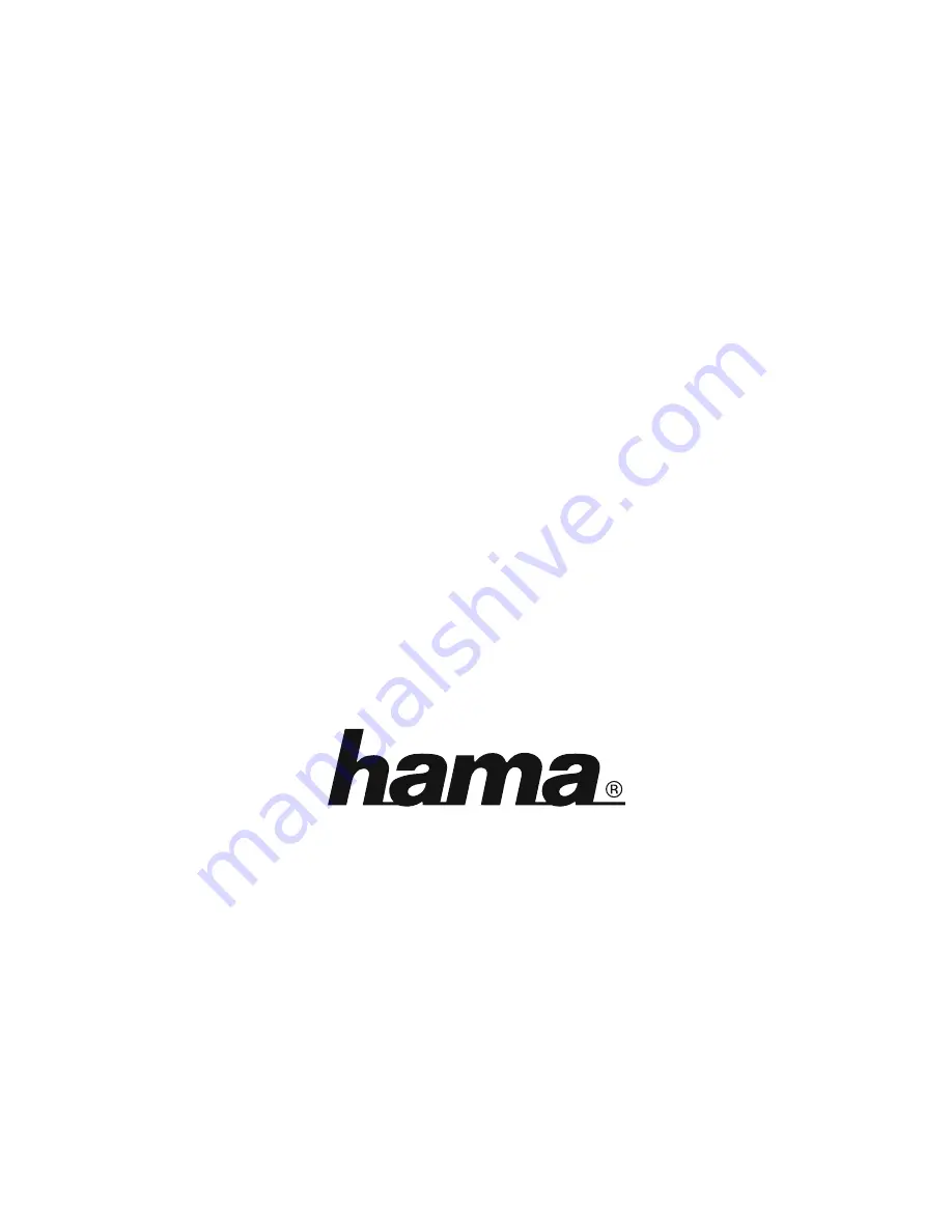 Hama 54547 Operating Instructions Manual Download Page 12