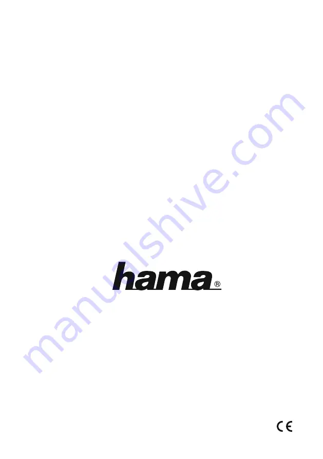 Hama 57139 Operating Instructions Manual Download Page 20