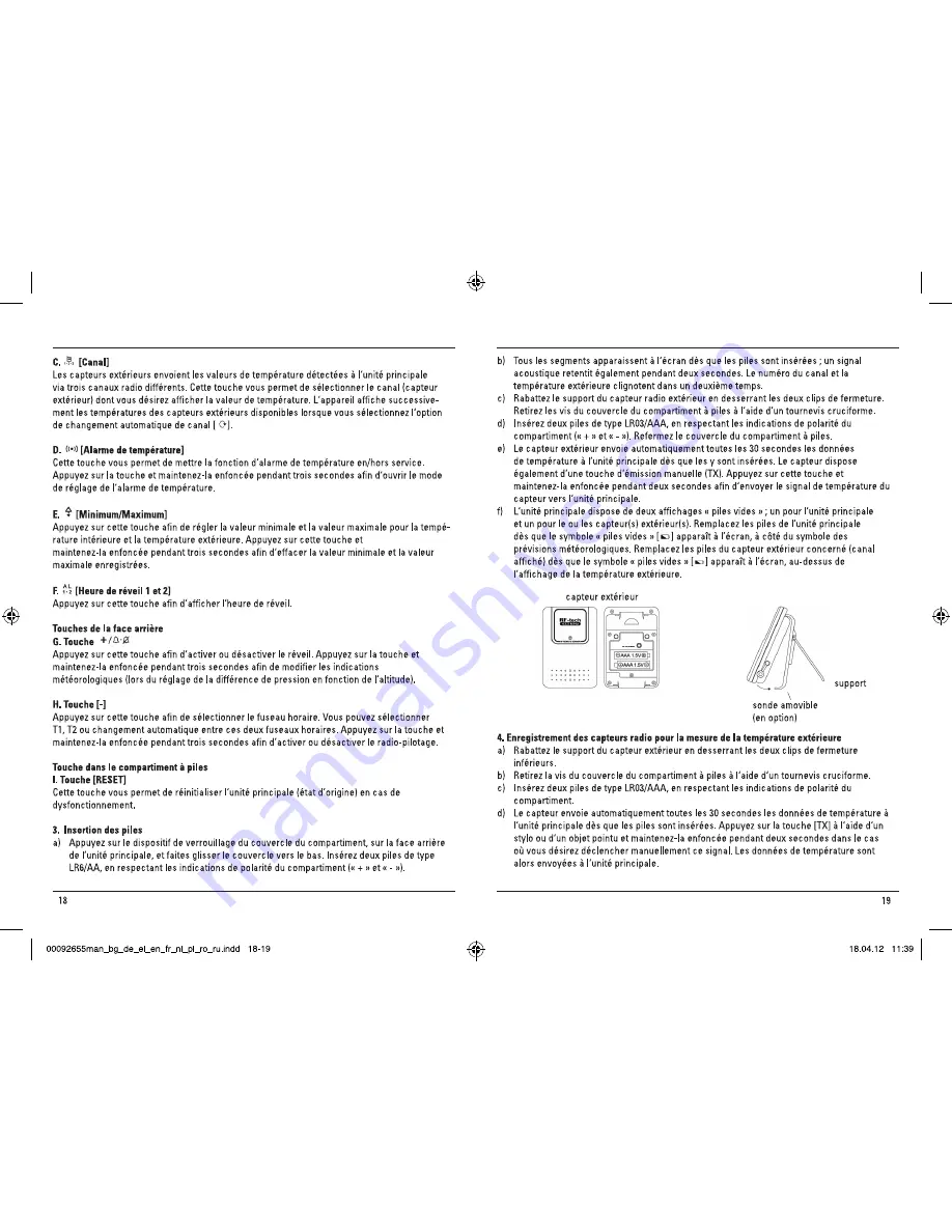 Hama 92655 Operating Instructions Manual Download Page 10