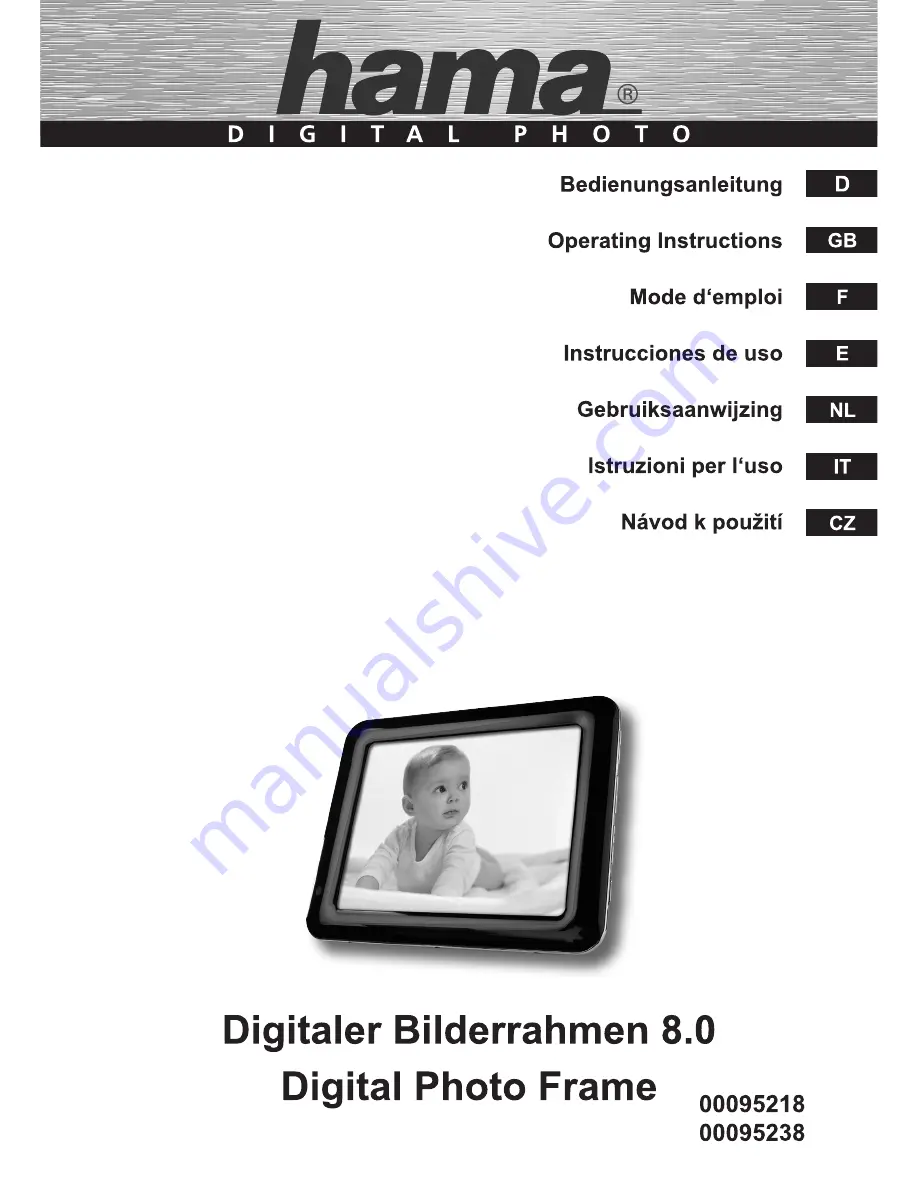 Hama 95238 Operating Instructions Manual Download Page 1